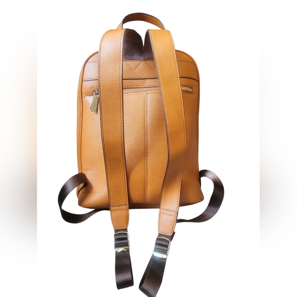 BOSTANTEN Women\'s Tan Leather Backpack - Pebbled Travel Backpack main image 5
